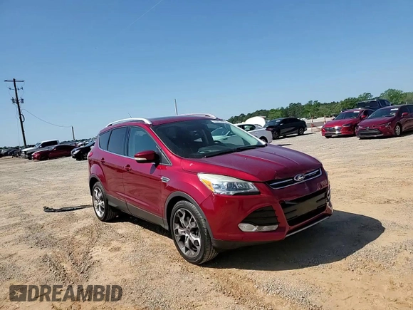 2015 Ford Escape Titanium with VIN 1FMCU0J99FUB10833, listed as a Copart auction lot 52291855 with 119,666 mi miles and Salvage Title. Bid and sale history available at DreamBid. Image 12.