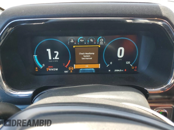 2023 Ford F-150 XL with VIN 1FTFW1E82PFB33122, listed as a Copart auction lot 58625905 with 21,184 mi miles and Salvage title. Bid and sale history available at DreamBid. Image 9.