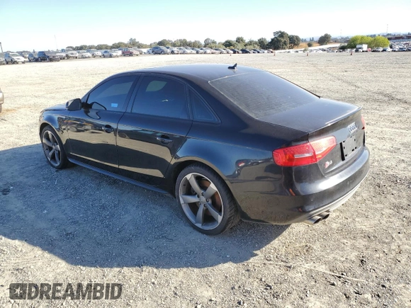 2014 Audi S4 Premium Plus with VIN WAUBGAFL7EA058438, listed as a Copart auction lot 77026174 with 140,847 mi miles and Salvage Title. Bid and sale history available at carsss.com. Image 2.