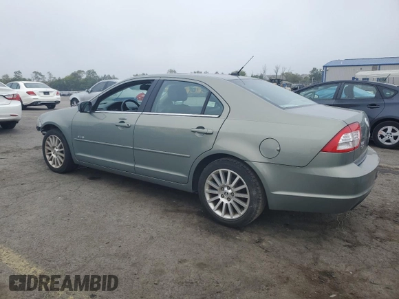 2008 Mercury Milan Premier with VIN 3MEHM02188R643770, listed as a Copart auction lot 71353734 with 58,415 mi miles and Salvage Title. Bid and sale history available at carsss.com. Image 2.