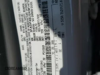 2019 Ford Fiesta SE z VIN 3FADP4BJ2KM147288, wystawiony jako Copart lot #55391125 z przebiegiem 83 887 mil mil oraz Szkoda całkowita • Salvage title. Historia ofert i sprzedaży dostępna na DreamBid. Obrazek 13.