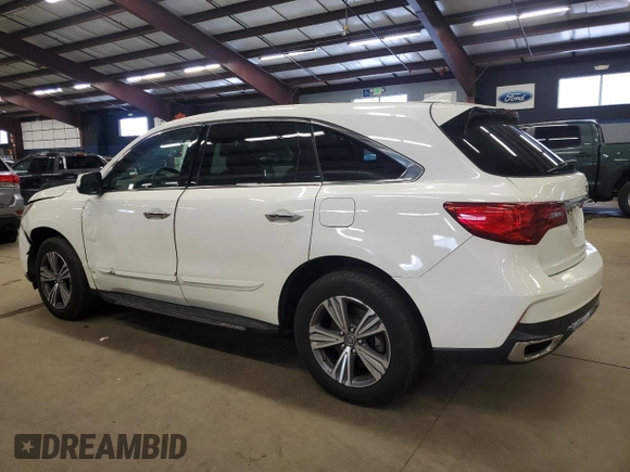 2019 Acura MDX with VIN 5J8YD4H31KL031239, listed as a Copart auction lot 44961055 with 92,592 mi miles and Salvage Title. Bid and sale history available at carsss.com. Image 2.