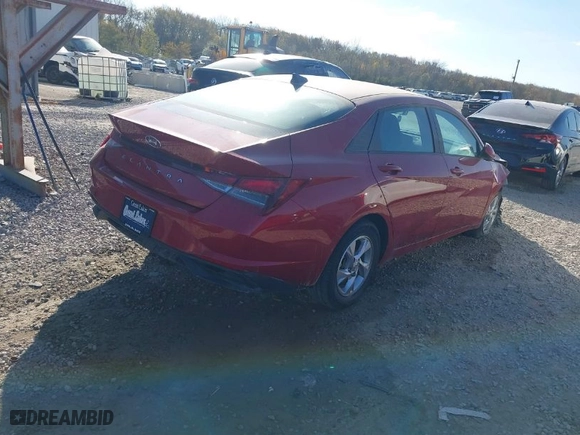 2021 Hyundai Elantra SE with VIN KMHLL4AG9MU176417, listed as a IAAI auction lot 40780073 with 63,347 mi miles. Bid and sale history available at carsss.com. Image 4.