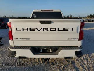 2020 Chevrolet Silverado 1500 Custom with VIN 1GCRWBEF9LZ281181, listed as a Copart auction lot 43327815 with 80,007 mi miles and Salvage Title. Bid and sale history available at carsss.com. Image 6.