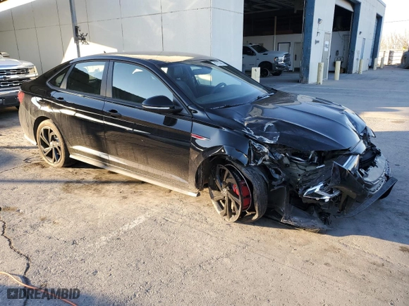 2024 Volkswagen Jetta GLI Autobahn with VIN 3VW2T7BU7RM058882, listed as a Copart auction lot 87830965 with 11,322 mi miles and Salvage Title. Bid and sale history available at carsss.com. Image 4.
