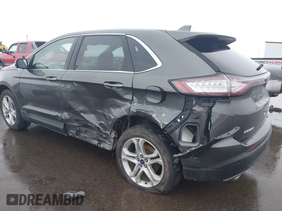 2017 Ford Edge Titanium with VIN 2FMPK4K9XHBB58184, listed as a IAAI auction lot 41945899 with 107,341 mi miles. Bid and sale history available at carsss.com. Image 6.