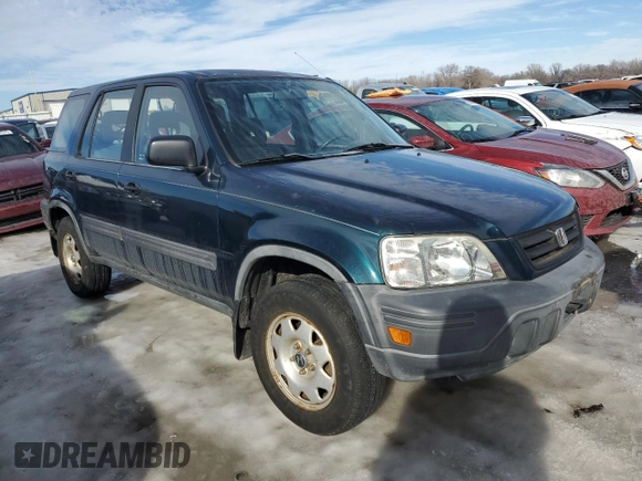 1998 Honda CR-V LX with VIN JHLRD184XWC107298, listed as a Copart auction lot 88753885 with 142,847 mi miles and Salvage Title. Bid and sale history available at carsss.com. Image 4.