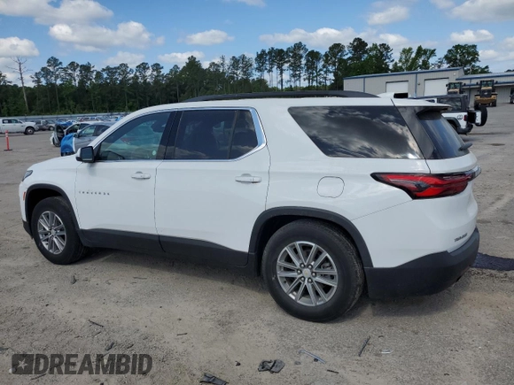 2023 Chevrolet Traverse LT Cloth with VIN 1GNERGKW9PJ127721, listed as a Copart auction lot 54885765 with 40,009 mi miles and Clean title. Bid and sale history available at DreamBid. Image 2.