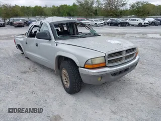 2003 Dodge Dakota SLT with VIN 1D7HL48N13S274856, listed as a IAAI auction lot 41954038 with 306,728 mi miles. Bid and sale history available at carsss.com. Image 1.