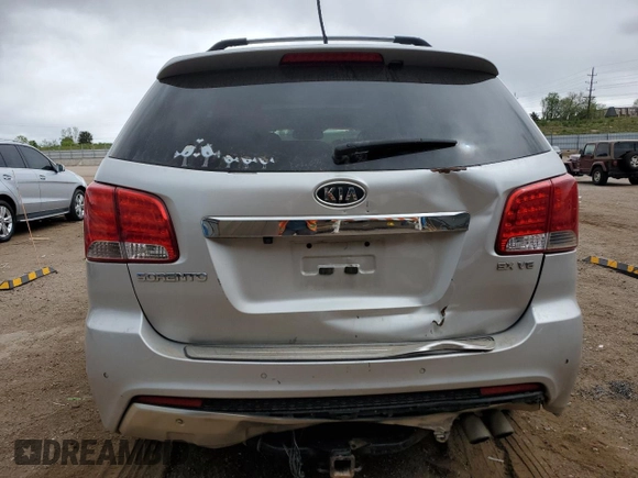 2012 Kia Sorento SX with VIN 5XYKW4A20CG243238, listed as a Copart auction lot 57533915 with 174,954 mi miles and Salvage title. Bid and sale history available at DreamBid. Image 6.