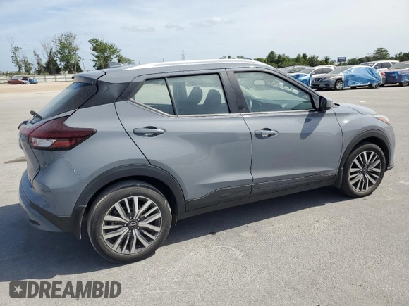 2023 Nissan Kicks SV with VIN 3N1CP5CV0PL482546, listed as a Copart auction lot 53935595 with 27,064 mi miles and Non Repairable. Bid and sale history available at carsss.com. Image 3.