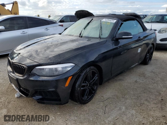 2020 BMW M2 z VIN WBA2N3C01L7E04508, wystawiony jako Copart lot #74264424 z przebiegiem 45 650 mil mil oraz Nie do naprawy • Non repairable. Historia ofert i sprzedaży dostępna na DreamBid. Obrazek 1.