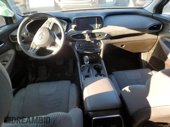 2019 Hyundai Santa Fe SEL with VIN 5NMS3CAD2KH008493, listed as a Copart auction lot 35865073 with 0 mi miles. Bid and sale history available at carsss.com. Image 8.