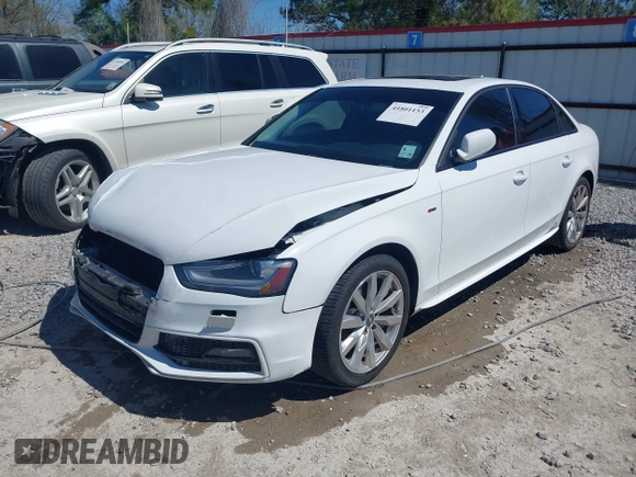 2016 Audi A4 Premium with VIN WAUAFAFLXGA012927, listed as a IAAI auction lot 41801153 with 131,660 mi miles. Bid and sale history available at carsss.com. Image 18.
