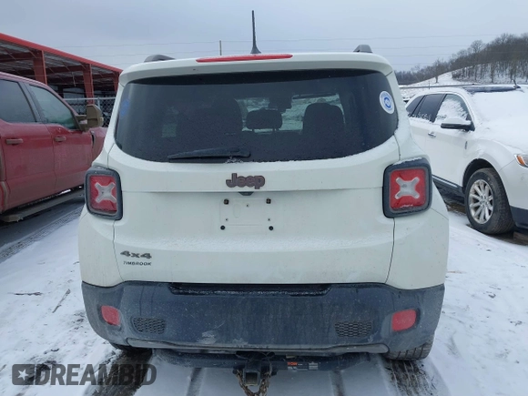 2016 Jeep Renegade Latitude with VIN ZACCJBBT6GPD81497, listed as a IAAI auction lot 41605838 with 167,270 mi miles. Bid and sale history available at carsss.com. Image 16.