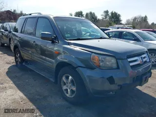 2007 Honda Pilot EX-L with VIN 2HKYF18567H506484, listed as a IAAI auction lot 41924092 with 169,919 mi miles. Bid and sale history available at carsss.com. Image 1.