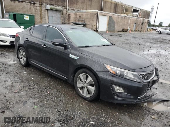 2015 Kia Optima Hybrid EX with VIN KNAGN4AD5F5090053, listed as a Copart auction lot 73826084 with 210,273 mi miles and Salvage Title. Bid and sale history available at carsss.com. Image 4.