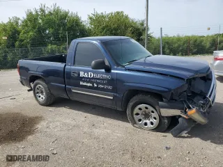 2006 Chevrolet Silverado 1500 LS with VIN 3GCEC14X96G221031, listed as a Copart auction lot 69818934 with 124,520 mi miles and Salvage Title. Bid and sale history available at carsss.com. Image 4.