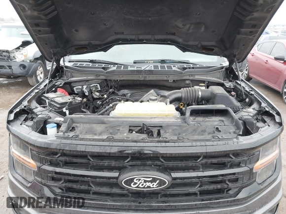 2024 Ford F-150 XLT with VIN 1FTFW3L52RKD43637, listed as a IAAI auction lot 41542868 with 29,468 mi miles. Bid and sale history available at carsss.com. Image 10.