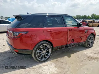 2018 Land Rover Range Rover Sport HSE with VIN SALWR2RV7JA189373, listed as a Copart auction lot 62387415 with 44,247 mi miles and Salvage title. Bid and sale history available at DreamBid. Image 3.