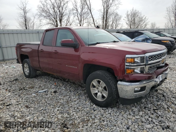 2015 Chevrolet Silverado 1500 LT with VIN 1GCVKREC4FZ395330, listed as a Copart auction lot 51256155 with 163,608 mi miles and Clean Title. Bid and sale history available at carsss.com. Image 4.
