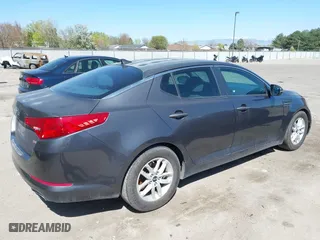 2011 Kia Optima LX with VIN KNAGM4A78B5066644, listed as a IAAI auction lot 42011172 with 172,862 mi miles. Bid and sale history available at carsss.com. Image 4.