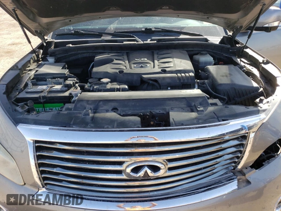 2013 Infiniti QX56 with VIN JN8AZ2NE6D9041684, listed as a Copart auction lot 73766054 with 153,777 mi miles and Salvage Title. Bid and sale history available at carsss.com. Image 12.