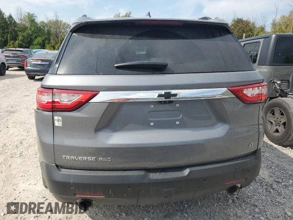 2021 Chevrolet Traverse LT Leather with VIN 1GNEVHKWXMJ177394, listed as a Copart auction lot 71630004 with 51,714 mi miles and Non Repairable. Bid and sale history available at carsss.com. Image 6.