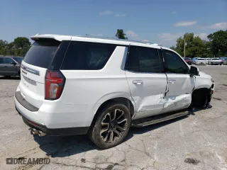 2022 Chevrolet Tahoe High Country with VIN 1GNSKTKL5NR195468, listed as a Copart auction lot 67576994 with 27,704 mi miles and Salvage Title. Bid and sale history available at carsss.com. Image 3.