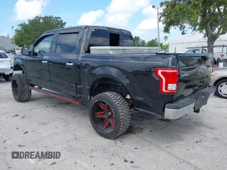 2015 Ford F-150 XLT with VIN 1FTEW1C81FFB05261, listed as a IAAI auction lot 42193554 with Not Provided miles and . Bid and sale history available at carsss.com. Image 3.
