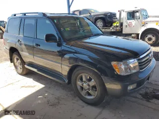 2006 Toyota Land Cruiser with VIN JTEHT05J262098694, listed as a Copart auction lot 49923375 with 174,779 mi miles and Salvage Title. Bid and sale history available at carsss.com. Image 4.