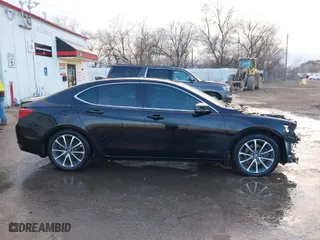 2015 Acura TLX V6 Advance with VIN 19UUB3F72FA010258, listed as a IAAI auction lot 41208796 with 158,125 mi miles. Bid and sale history available at carsss.com. Image 14.
