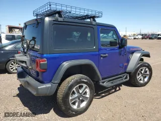 2018 Jeep Wrangler Rubicon with VIN 1C4HJXCN3JW190035, listed as a Copart auction lot 48435115 with 67,288 mi miles and Salvage Title. Bid and sale history available at carsss.com. Image 3.