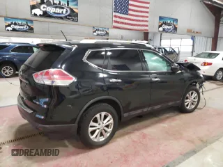 2015 Nissan Rogue SL with VIN 5N1AT2MV3FC896567, listed as a Copart auction lot 50339495 with Not provided miles and Salvage title. Bid and sale history available at DreamBid. Image 3.