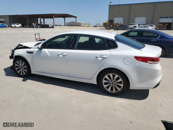2017 Kia Optima LX with VIN 5XXGT4L36HG161336, listed as a Copart auction lot 51991925 with 87,640 mi miles and Salvage Title. Bid and sale history available at carsss.com. Image 2.
