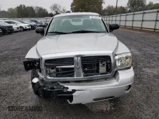 2006 Dodge Dakota SLT with VIN 1D7HE48K86S605839, listed as a Copart auction lot 78135534 with 205,283 mi miles and Salvage Title. Bid and sale history available at DreamBid. Image 5.