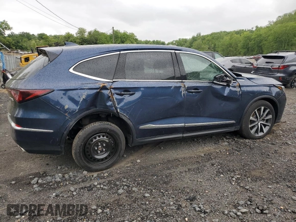 2025 Acura MDX Technology с VIN 5J8YE1H48SL009162, выставлен на аукционе Copart как лот 58156955 с пробегом 9 265 миль миль и Списание • Salvage title. История ставок и продаж доступна на DreamBid. Изображение 3.