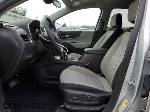2022 Chevrolet Equinox LT with VIN 3GNAXKEV5NL182666, listed as a Copart auction lot 45246295 with 66,177 mi miles and Salvage Title. Bid and sale history available at DreamBid. Image 7.