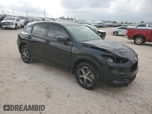 2023 Honda HR-V EX-L with VIN 3CZRZ1H7XPM731623, listed as a Copart auction lot 55638795 with 19,955 mi miles and Salvage title. Bid and sale history available at DreamBid. Image 4.