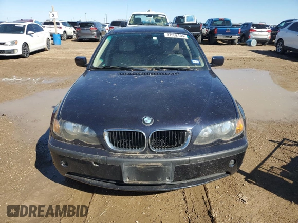 2004 BMW 3 Series 325i with VIN WBAAZ33454KP84239, listed as a Copart auction lot 47962105 with 163,241 mi miles and Clean Title. Bid and sale history available at carsss.com. Image 5.