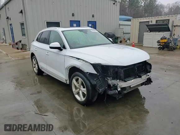 2020 Audi Q5 Premium Plus with VIN WA1BNAFYXL2013483, listed as a Copart auction lot 44373235 with 132,992 mi miles and Salvage Title. Bid and sale history available at carsss.com. Image 14.