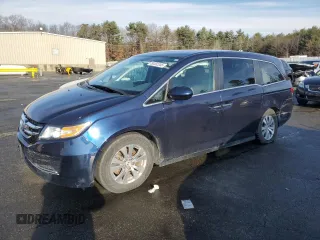 2014 Honda Odyssey EX with VIN 5FNRL5H43EB043503, listed as a Copart auction lot 50392205 with 110,095 mi miles and Salvage Title. Bid and sale history available at carsss.com. Image 1.