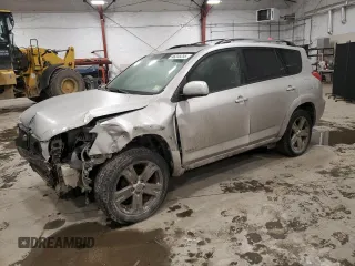 2007 Toyota RAV4 Sport with VIN JTMBD32V775113674, listed as a Copart auction lot 46236255 with 176,795 mi miles and Salvage Title. Bid and sale history available at carsss.com. Image 1.