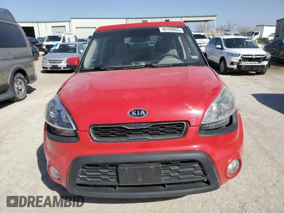 2012 Kia Soul + with VIN KNDJT2A64C7401735, listed as a Copart auction lot 48199655 with 119,693 mi miles and Salvage Title. Bid and sale history available at carsss.com. Image 5.