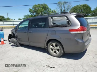 2011 Toyota Sienna LE AAS с VIN 5TDKK3DC4BS046973, выставлен на аукционе Copart как лот 58083875 с пробегом 322 399 миль миль и Списание • Salvage title. История ставок и продаж доступна на DreamBid. Изображение 2.