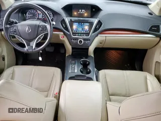 2017 Acura MDX Advance with VIN 5FRYD4H81HB015109, listed as a Copart auction lot 63743725 with 81,184 mi miles and Salvage title. Bid and sale history available at DreamBid. Image 8.