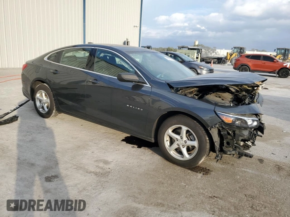 2017 Chevrolet Malibu LS with VIN 1G1ZB5ST7HF228388, listed as a Copart auction lot 41475125 with 71,605 mi miles and Salvage Title. Bid and sale history available at DreamBid. Image 4.