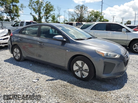 2019 Hyundai Ioniq Blue with VIN KMHC65LC4KU180265, listed as a Copart auction lot 56967965 with 103,681 mi miles and Salvage title. Bid and sale history available at DreamBid. Image 4.