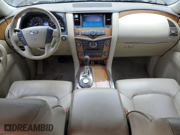 2013 Infiniti QX56 z VIN JN8AZ2NF7D9550269, wystawiony jako Copart lot #56836875 z przebiegiem 218 176 mil mil oraz Czysty tytuł • Clean title. Historia ofert i sprzedaży dostępna na DreamBid. Obrazek 8.
