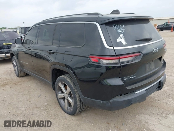 2021 Jeep Grand Cherokee Limited with VIN 1C4RJKBG2M8108265, listed as a IAAI auction lot 42099084 with 41,587 mi miles and . Bid and sale history available at DreamBid. Image 3.
